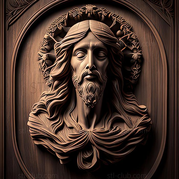 3D model st jesus (STL)